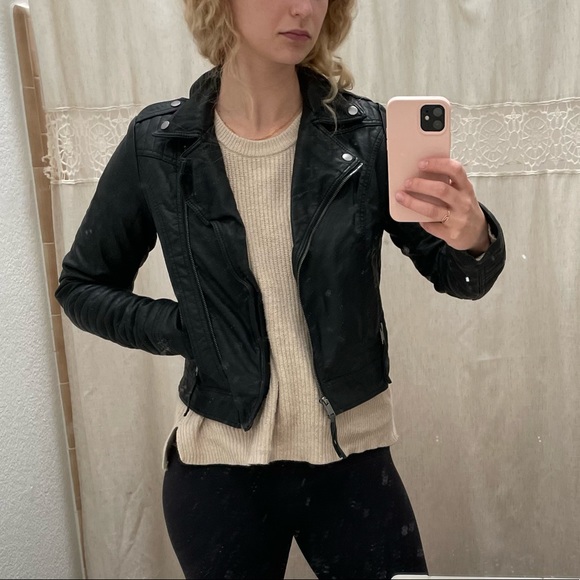Xhilaration Jackets & Blazers - Black leather jacket Small